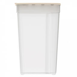 Контейнер для сыпучих продуктов 2,2л, 17х8,5х26,5см, полипропилен, слоновая кость (Россия) - Домашняя мода фото 2