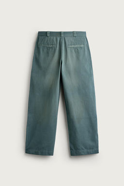 PANTAL?N CHINO DENIM / Verde - Zara фото 8