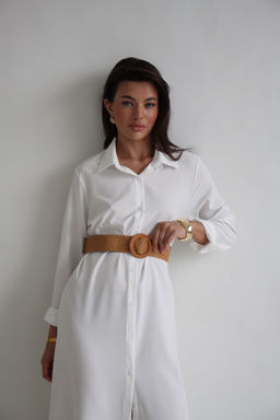 Martichelli Платье голубое с принтом воздушное  фото 9