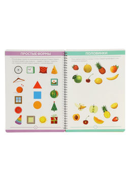 Книга с маркером «Многоразовая развивающая тетрадь», 2-4 года, 44 стр.