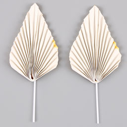 Набор для украшения Перо, набор 2 шт, цвет золото - Страна карнавалия фото 3