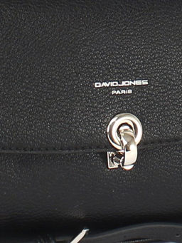 Сумка женская искусственная кожа DJ-CM 6925-BLACK, 1отд, плечевой ремень, черный SALE 259789 - Adelia фото 9