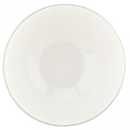 Облако Салатник фарфоровый 700мл, д15см, h8см, на ножке, рельефный декор - голубой, отводка, белый (Китай) - Домашняя мода фото 2