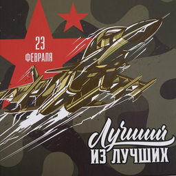 Набор коробок 3 в 1, упаковка подарочная, «23 февраля», 18×18×10‒22×22×12 см