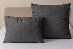 Подушка стеганая файбер  м/ф 550гр(пакет)(Н)