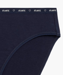 ATLANTIC 3CLP-010 Трусы спорт с высокой посадкой High Sport Leg - набор 3 шт. темно-синий + темно-розовый + розовый  фото 7