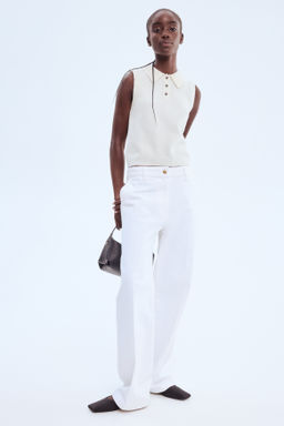 Chaleco jersey con cuello camisero - H&m фото 6