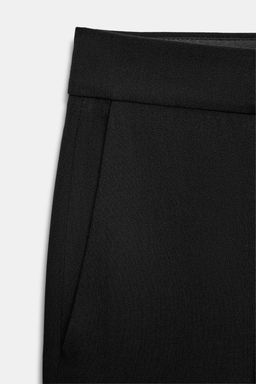 PANTAL?N CROPPED FLARE ZW COLLECTION LIMITED EDITION / Negro - Zara фото 10
