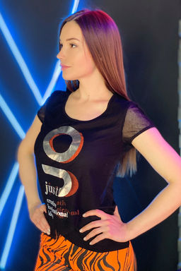 Футболка Натали 8077 вискоза с лайкрой с сеткой  фото 7