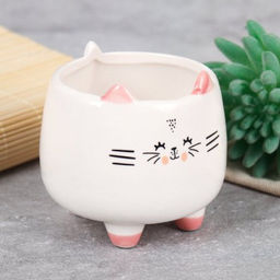 Кашпо 8х6,5х8 см Животные / WN35 /уп 6/96/ (1) - Галеонтрейд фото 4