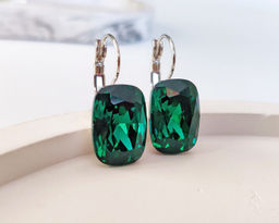 Серьги с чешскими кристаллами