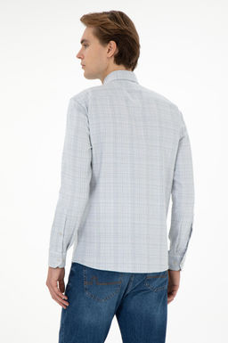 Мужская рубашка с длинным рукавом Stone Неожиданная скидка в корзине - U.s. polo assn фото 5