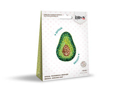 Klart набор для вышивания 10-019 Брошь. Половинка авокадо 4.5 х 6.5 см