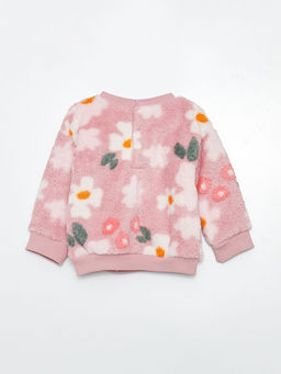 Bisiklet Yaka Uzun Kollu Bask?l? K?z Bebek Sweatshirt ve Tayt 2li Tak?m - Waikiki фото 3