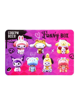 Игрушка - сюрприз Funny Box Весёлые друзья, фигурка, карточка, наклейки - Woow toys фото 14