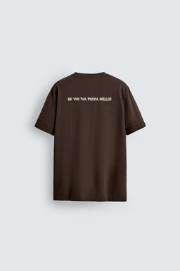 PIZZERIA LA MONTECARLO PRINT T-SHIRT - Zara фото 8