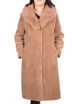 37235 BROWN Шуба женская искусственная Yi Ge - Fashion фото 2