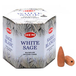Благовония "пуля" White Sage БЕЛЫЙ ШАЛФЕЙ ("стелющийся дым")