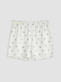 Bask?l? Kad?n ?ort Pijama Alt?