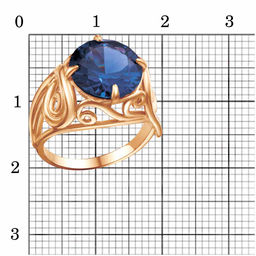 КОЛЬЦО 24815281-3 - Красная пресня фото 3