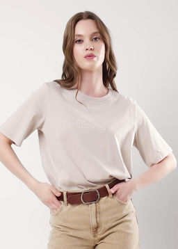 CLE Футболка жен. 356870кк св.бежевый - Clever wear фото 3