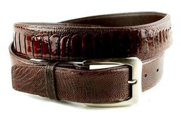 Ремень из кожи страуса