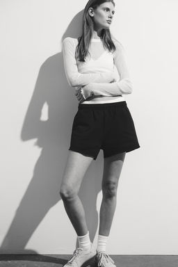 Pantalon corto en sudadera - H&m фото 3