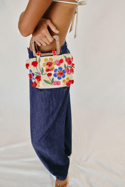 BOLSO MINI BORDADO / Multicolor - Zara фото 2