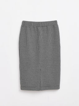 CONTE Юбка прямого силуэта в мелкую гусиную лапку LU 1415 mini dogtooth mini dogtooth