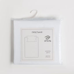 Простыня 2 сп., 180х214 см, бязь отбеленная - Этель фото 3