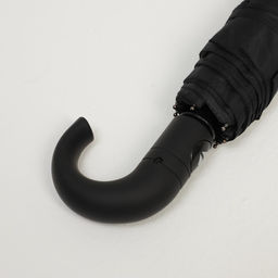 Зонт автоматический Однотонный, 3 сложения, 8 спиц, R = 48 см, цвет чёрный - Simaland фото 4