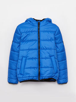 Kap??onlu Basic Erkek ?ocuk ?i?me Mont