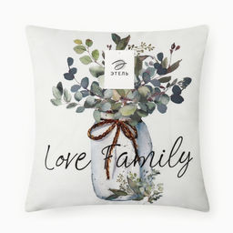 Чехол на подушку «Этель» Family, 45×45 см