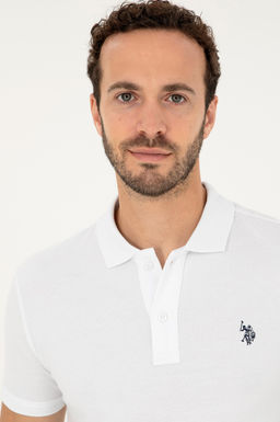 Футболка U.S. Polo Assn белая хлопок  фото 2