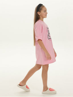 Платье домашнее Мишка розовый девочка - София фото 5