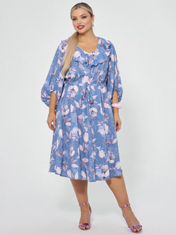 Платье 0327-1п синий - Dora фото 40