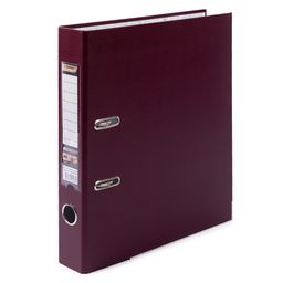 Expert Complete Регистратор PVC, мет.уг. 50 мм 50 шт. Premier A4 арочный механ. (разб.) лён бордовый EC1012165