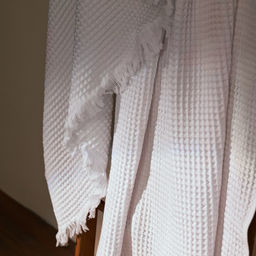 Полотенце вафельное SL HOME: Boho «Блан де Блан» 90×150 см, хлопок 100%, белое