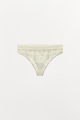 LACE BOXER BRIEFS - Zara фото 4