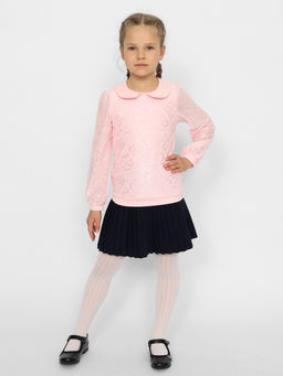 CRB wear/CWJG 63599-27 Джемпер для девочки,розовый/Ex.Cherubino  фото 2