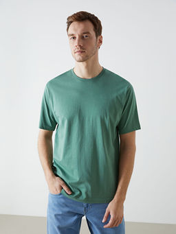 Bisiklet Yaka Penye Erkek Ti??rt