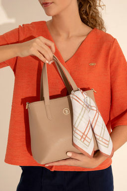 Женская подарочная сумка из норки в штучной упаковке с шарфом Неожиданная скидка в корзине