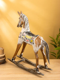 Сувенир «Лошадка - качалка», 50×15×55 см, дерево