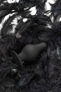 Анальная втулка Erotist Spade S, сайлекспан, чёрный, 8 см  фото 12