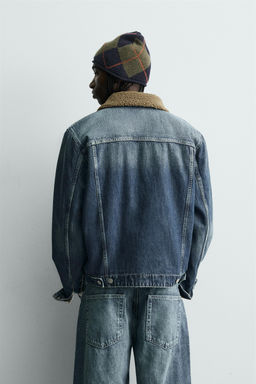 DOUBLE-FACED DENIM JACKET - Zara фото 3
