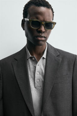 CHECK SUIT BLAZER - Zara фото 5