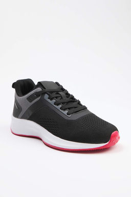 Siyah Aktif Spor Hafif Taban Erkek Sneaker TAKSS26SN00010