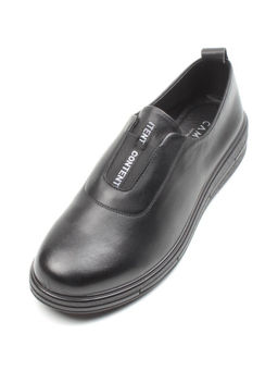 03-5069 BLACK Полуботинки женские (натуральная кожа)