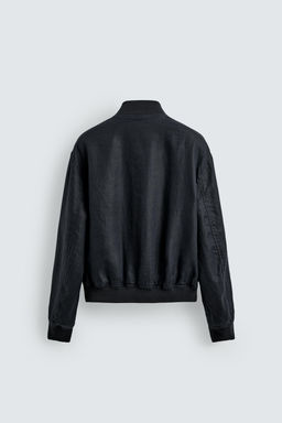 CAZADORA BOMBER 100% LINO / Marino - Zara фото 9