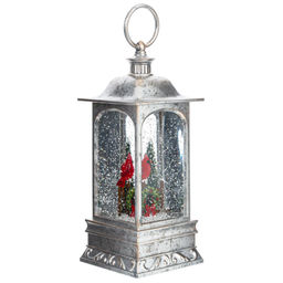 Изделие декоративное "Фонарь" (подсвет, вьюга, 3хАА н/п), L9 W9 H27 см